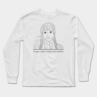 everyone needs a helping hand sometimes Long Sleeve T-Shirt